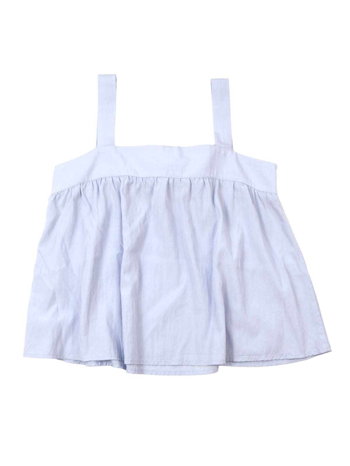 Simple Retro Skye Square Neck Bow Top – Feminine Blue Blouse (Size M)