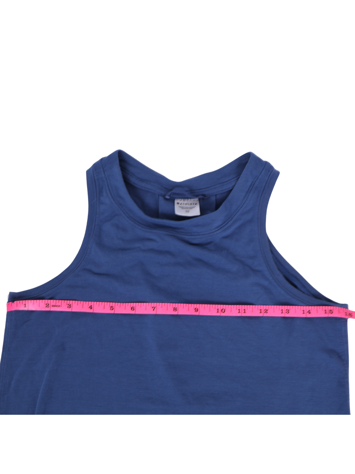 Athleta Blue Halter Tank Top XXS High Neck Racerback Athletic Workout