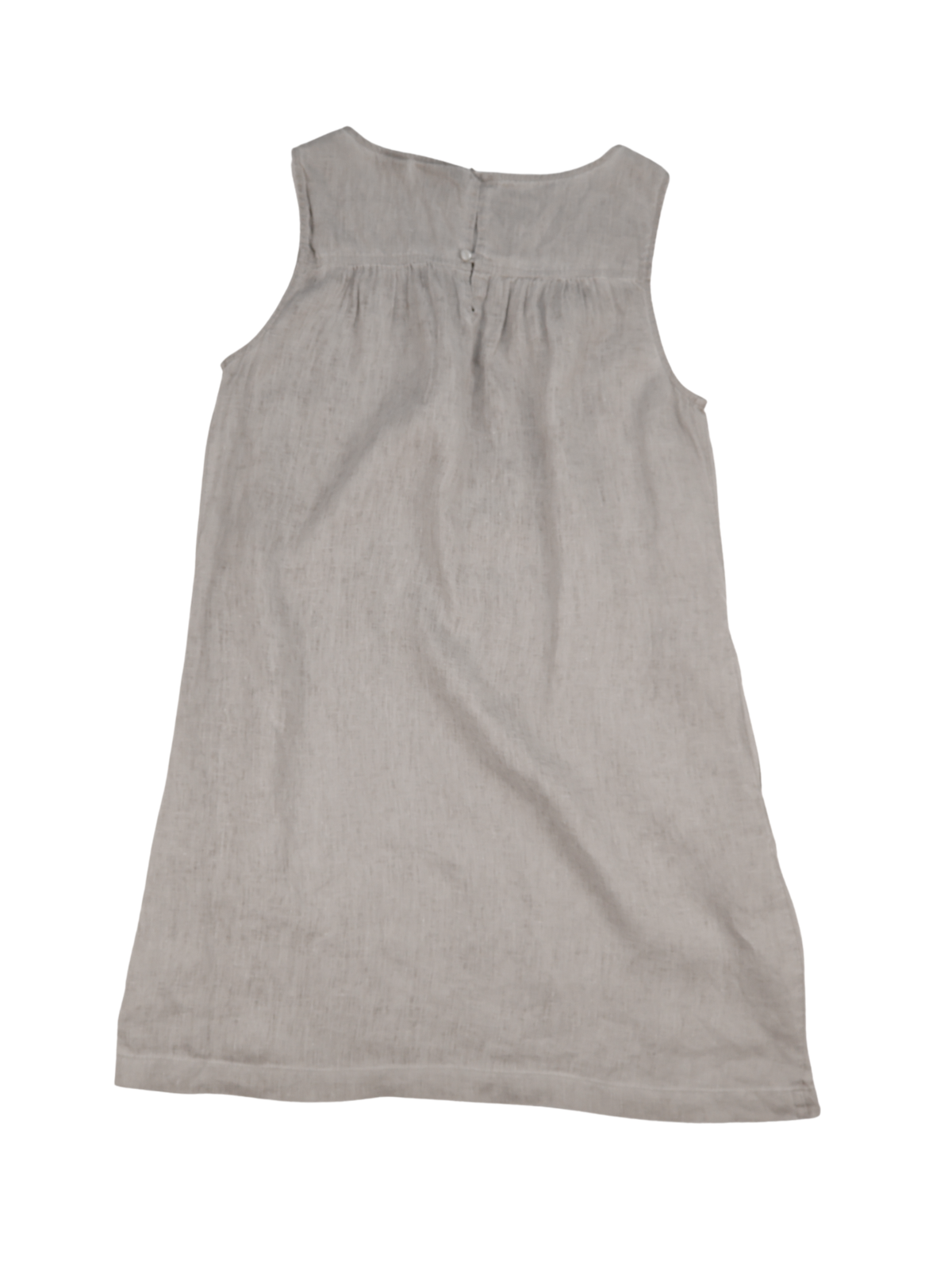 Cynthia Rowley Gray Linen Shift Dress With Pockets Size Medium