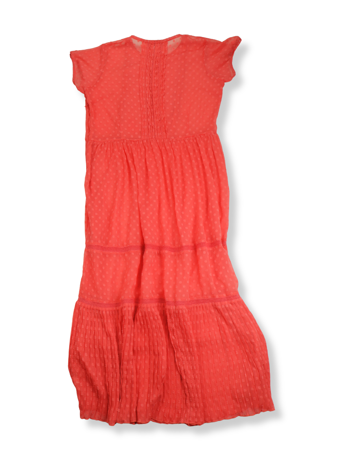 Label Ritu Kumar Pink Maxi Dress Size L | Tiered Boho Dress | Statement Summer Piece