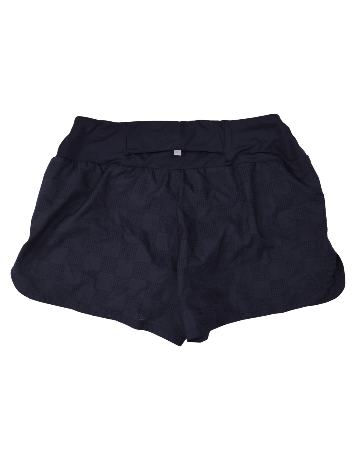 Nike Dri-FIT Running Shorts Women's Small Navy Perforated Athletic Lined Workout