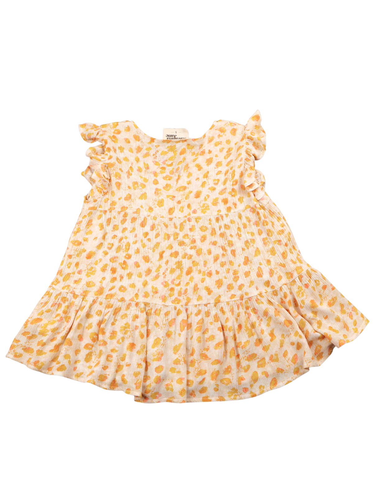 Savanna Jane Embroidered Boho Tiered Top Small