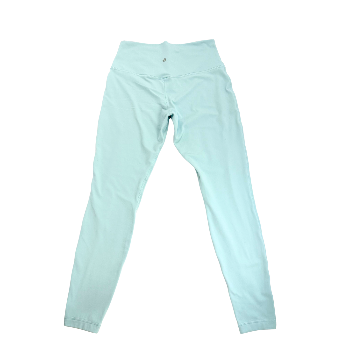 Lululemon Nulu High Rise Leggings Cyan Blue Size 12 Yoga Athletic Pants