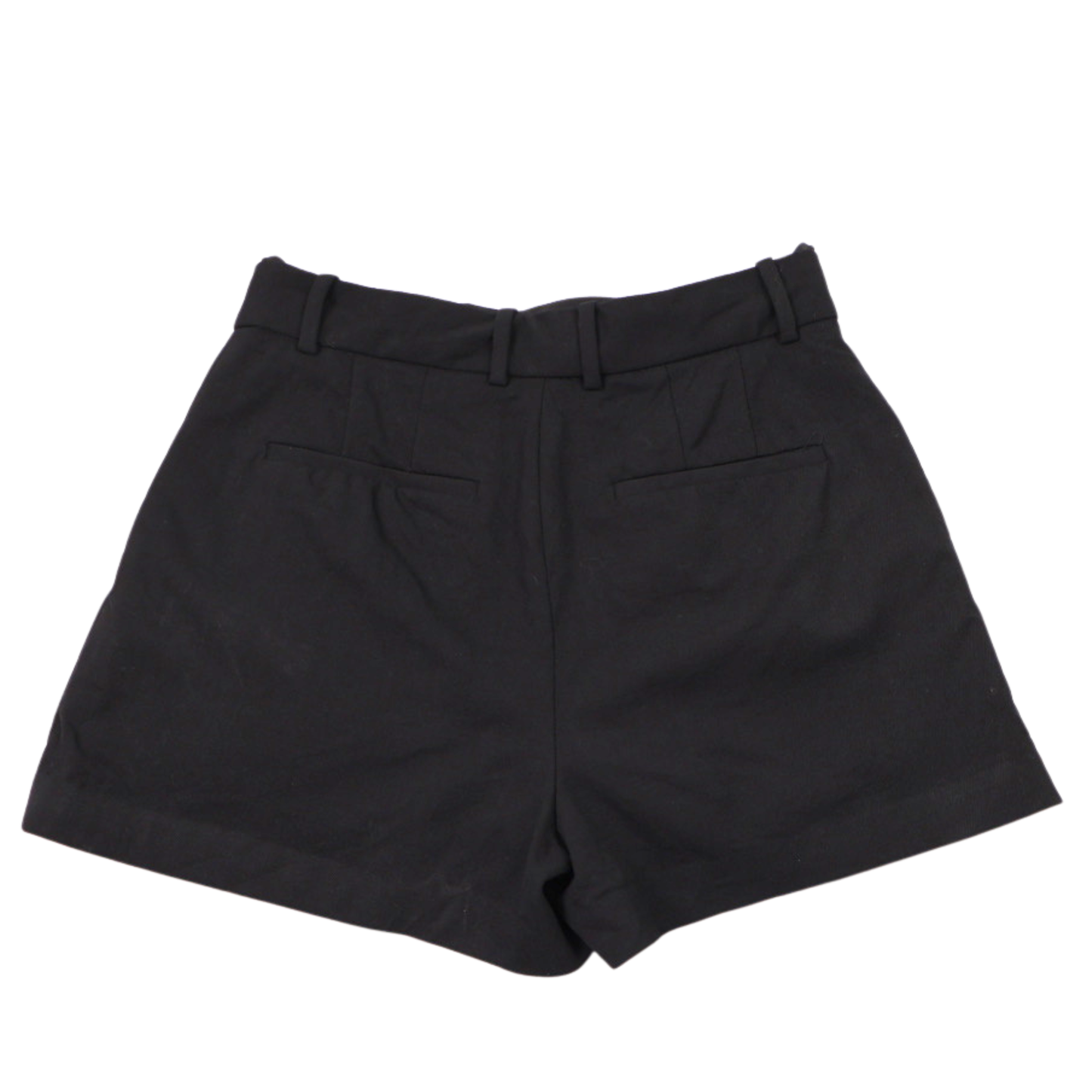 Babaton Black Tailored Shorts – Size 4 – High Rise Pleated Minimal Chic