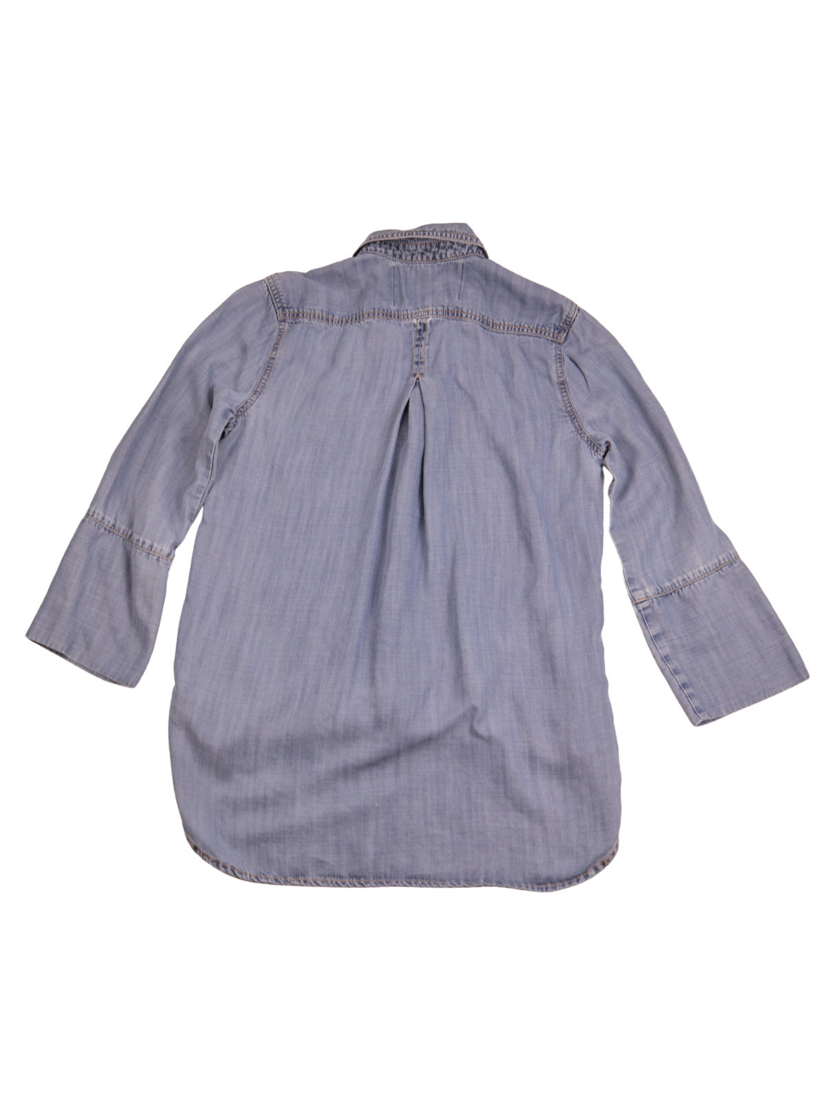 Bella Dahl Soft Denim Button Down Blouse – Light Wash | Size Small