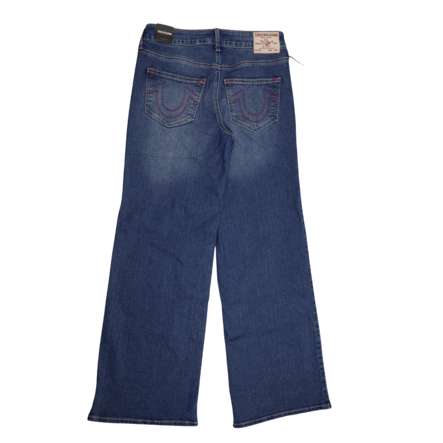 True Religion Bobby SN Baggy Jeans | Pink Stitch | NWT | Size 27