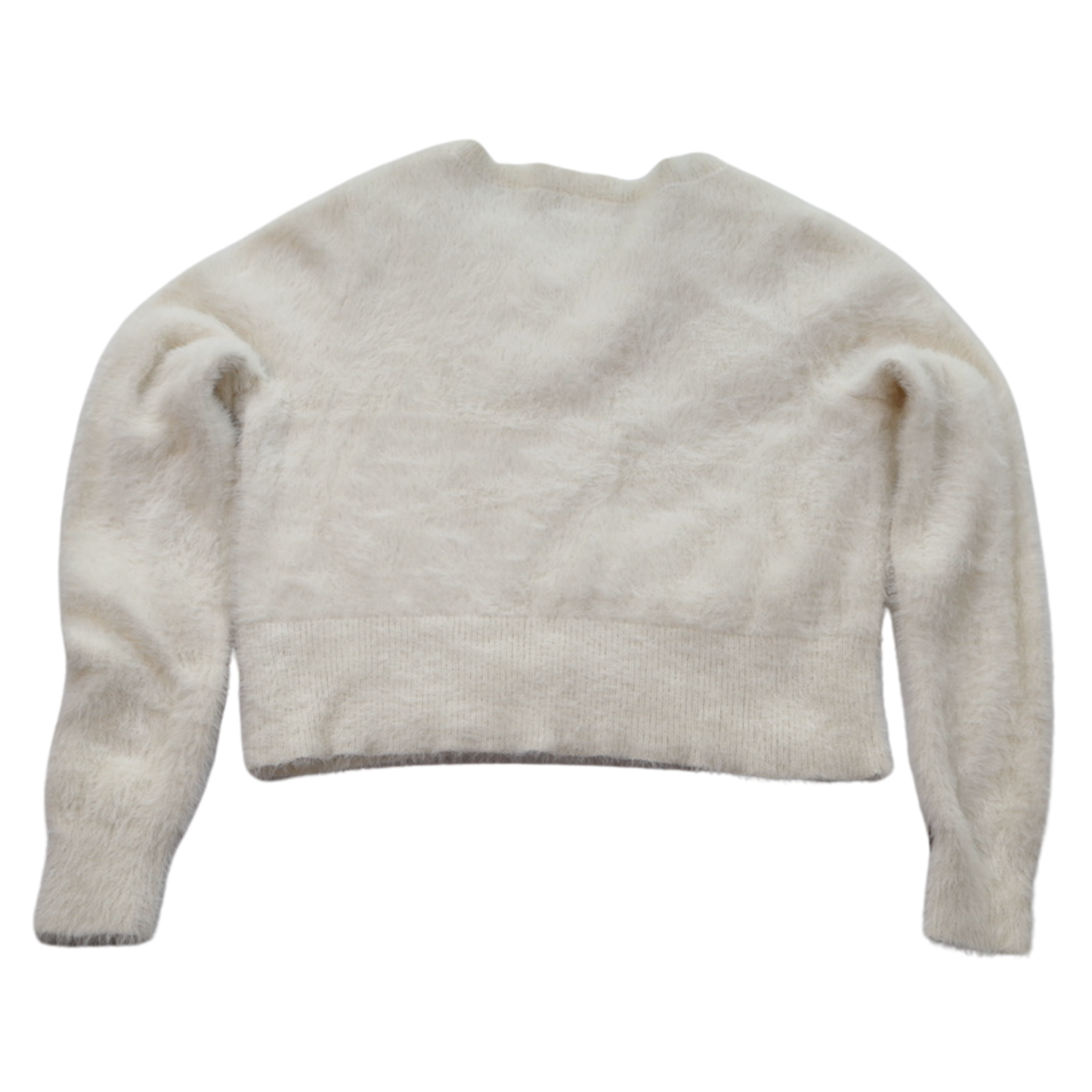 Alter’d State Fuzzy Knit Sweater | Soft Ivory | Size Medium