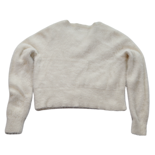 Alter’d State Fuzzy Knit Sweater | Soft Ivory | Size Medium