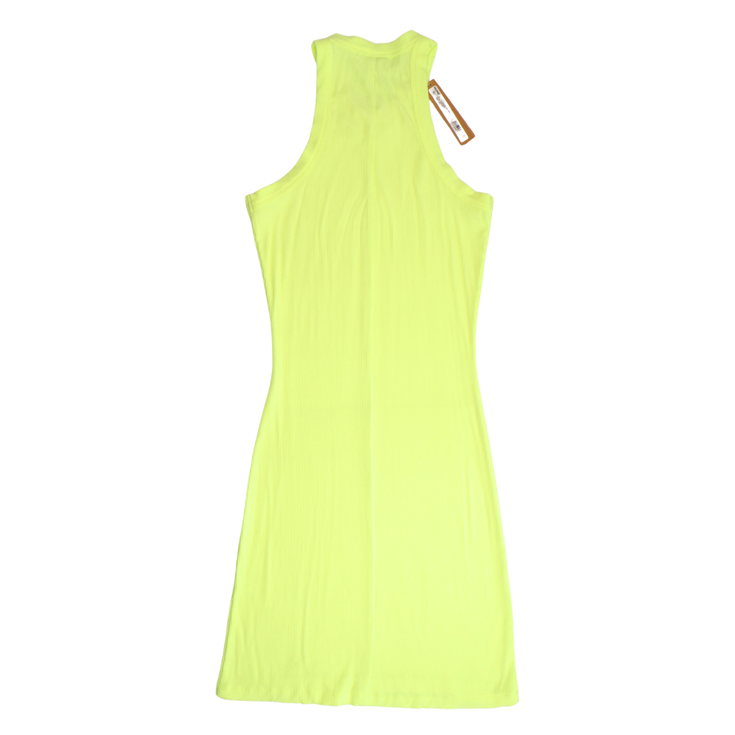 SKIMS Neon Yellow Bodycon Dress – Size XS NWT