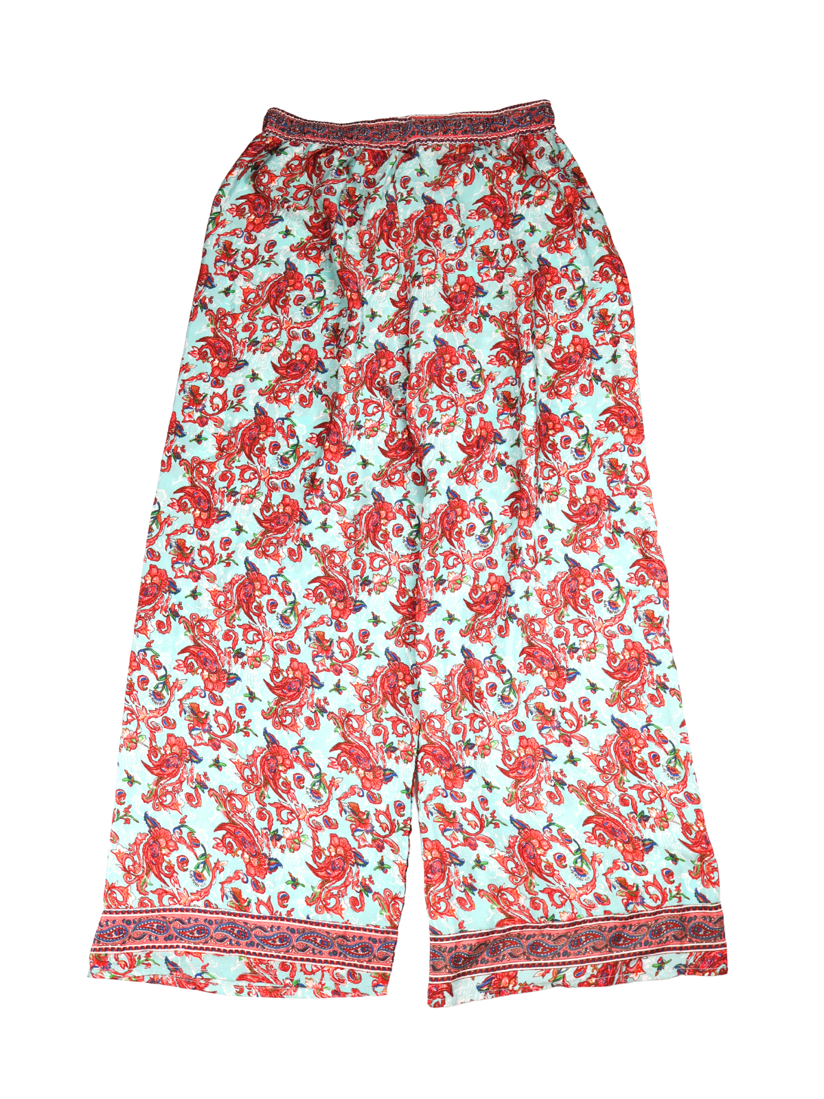 Earthbound Trading Co Boho Wide Leg Lounge Pants Medium