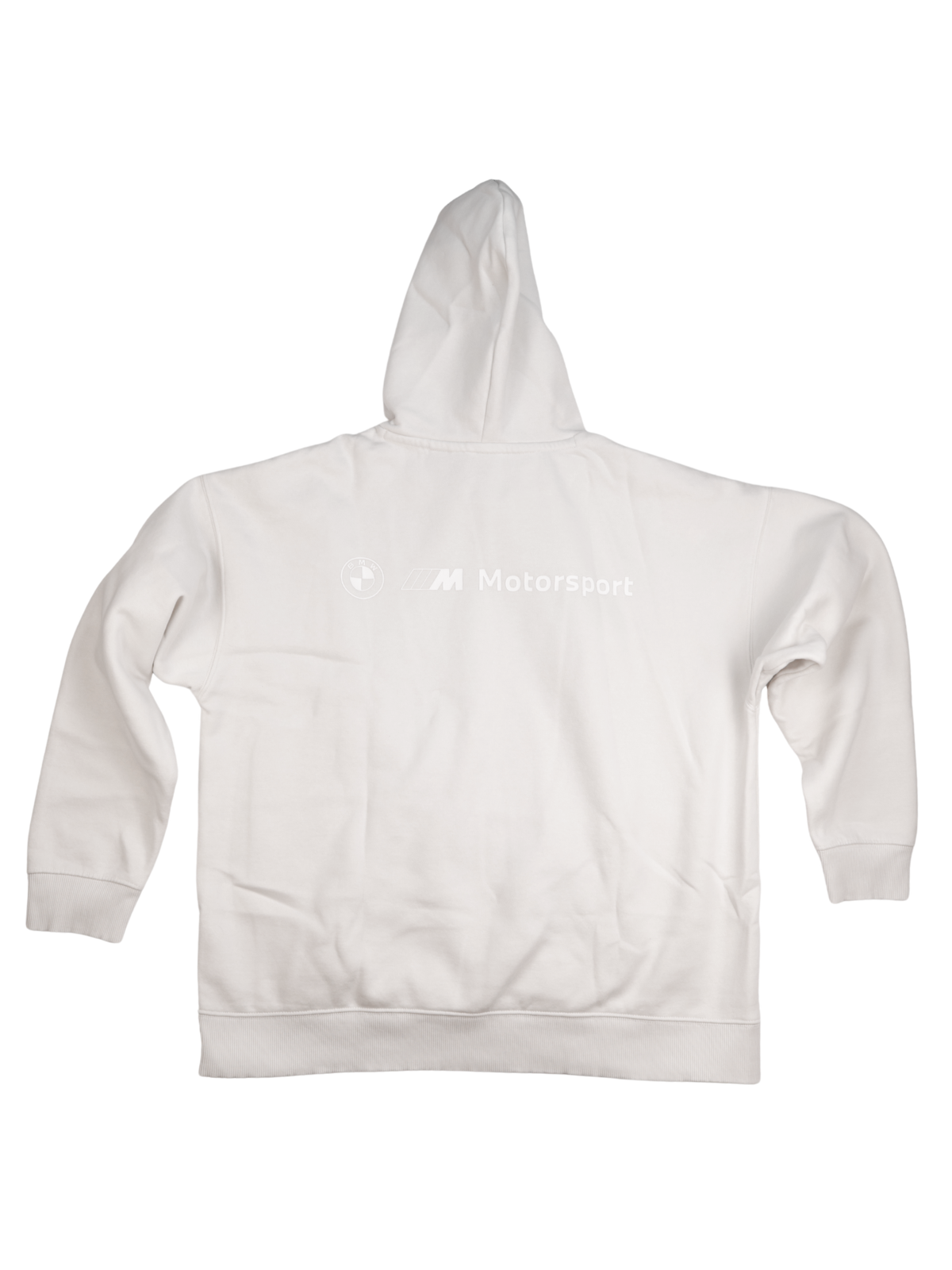 Puma x BMW Motorsport Cream Hoodie | Size Medium | Minimal Streetwear Essential