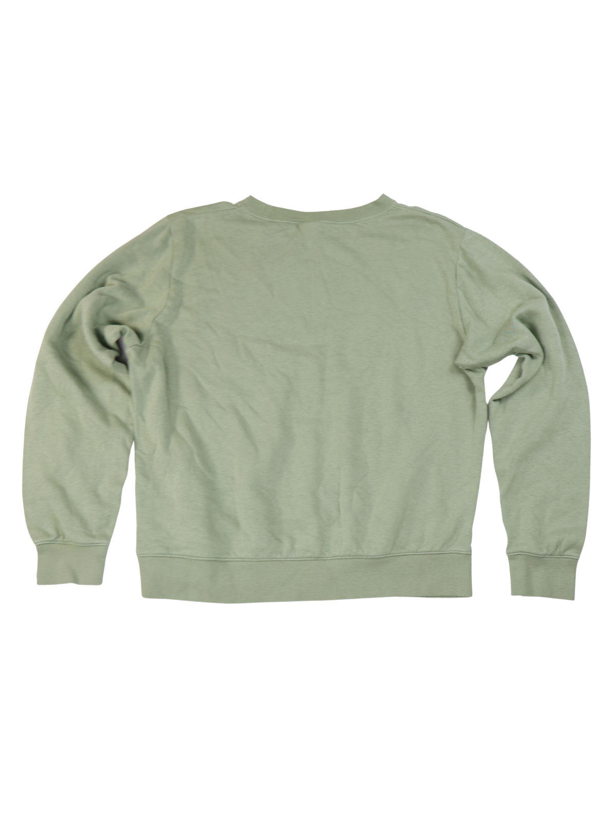 Nike Sage Green Glitter Logo Fleece Sweatshirt Small Gold Silver Graphic Crewneck