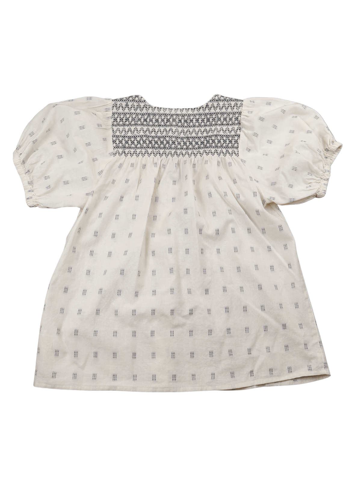 Madewell Embroidered Puff Sleeve Peasant Top XS