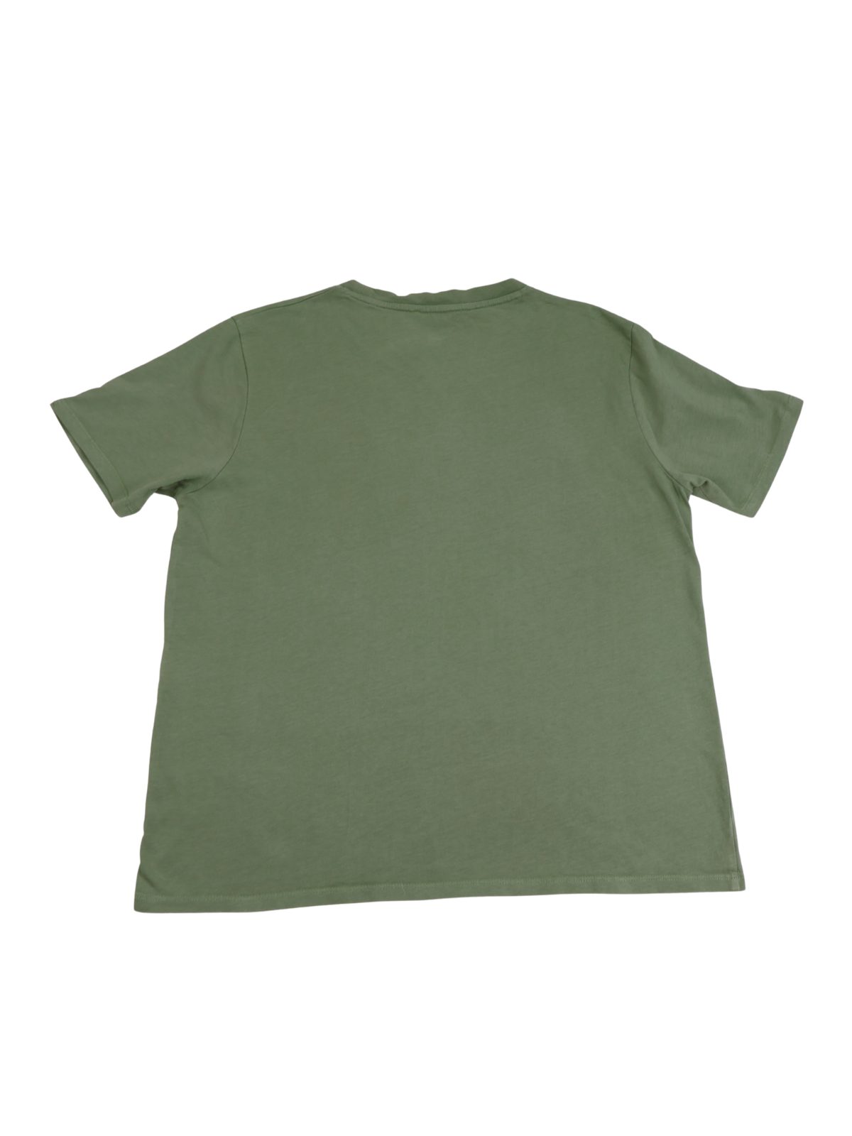 Sézane Essential Green Tee Size S | French Minimalist Cotton Top | Elevated Basic