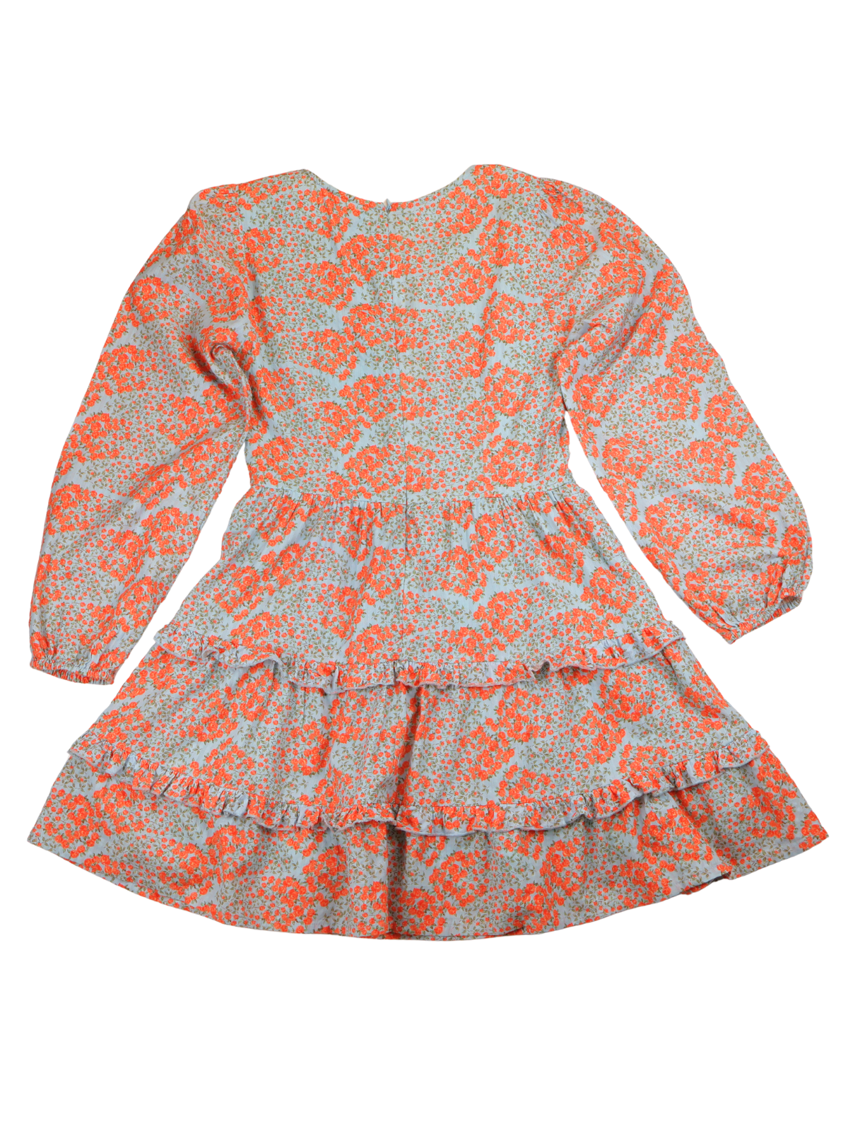 Roller Rabbit Floral Tiered Ruffle Dress XXS Fits Small