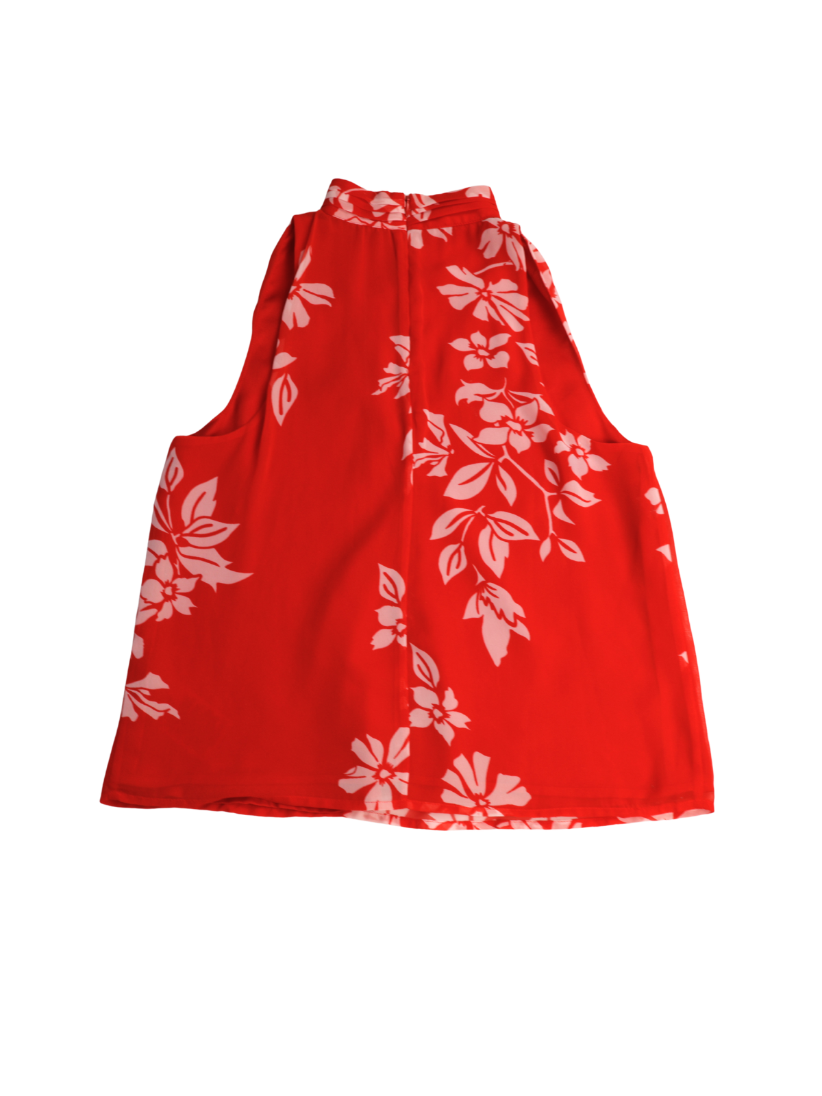 Marciano Los Angeles Red Floral Sleeveless Blouse Size XS