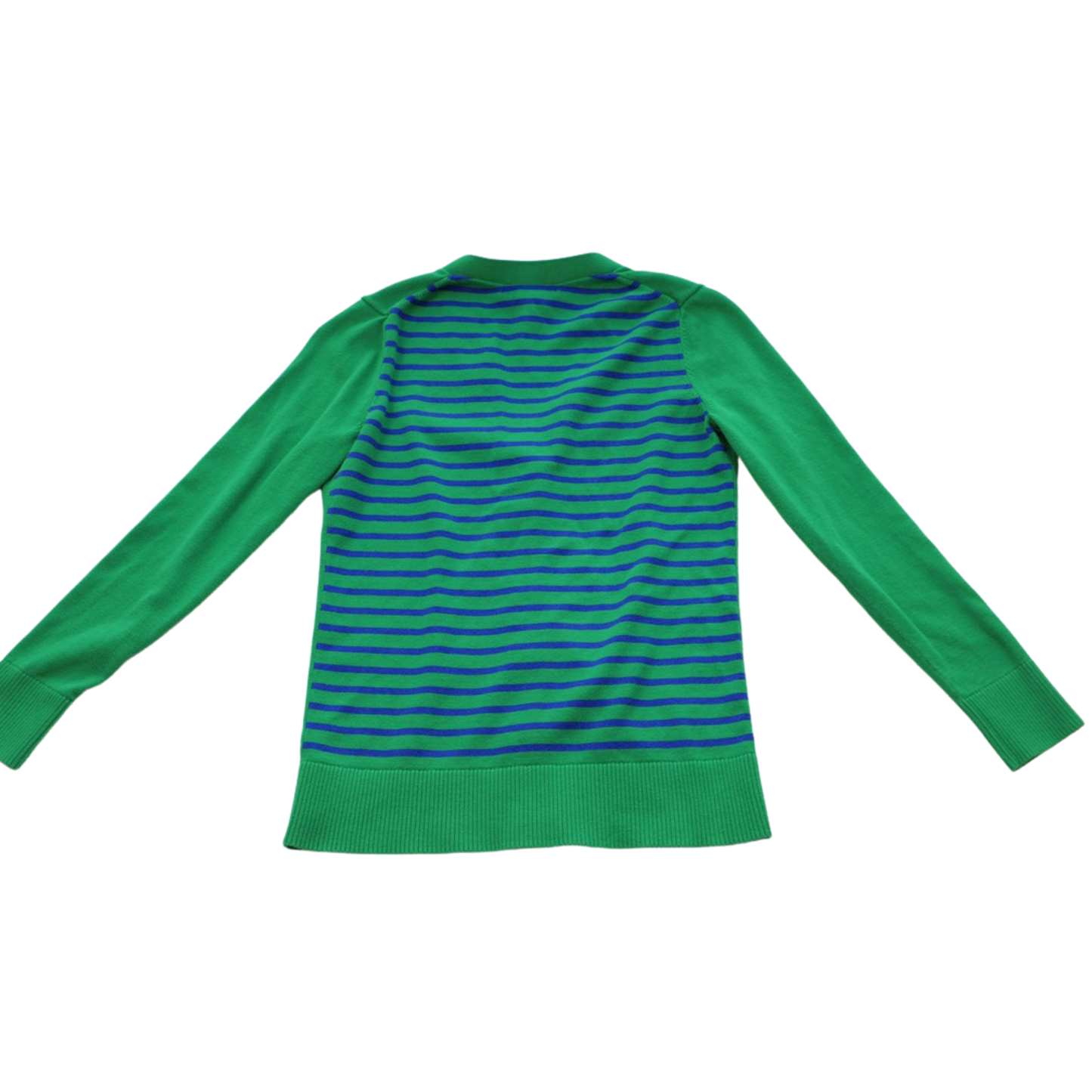 Banana Republic Green Cardigan Sweater | Gold Button Front | Size Small | Classic Elevated Knit