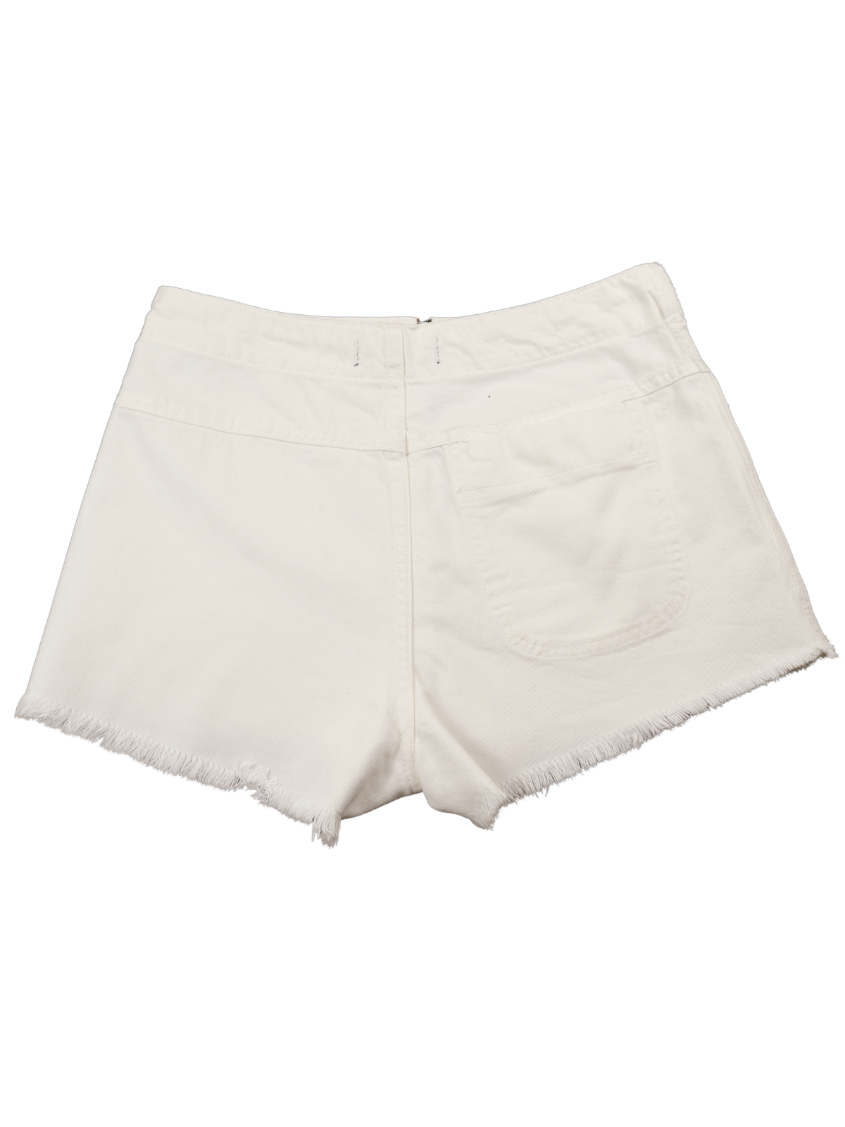 We The Free White Frayed Hem Shorts Size 6