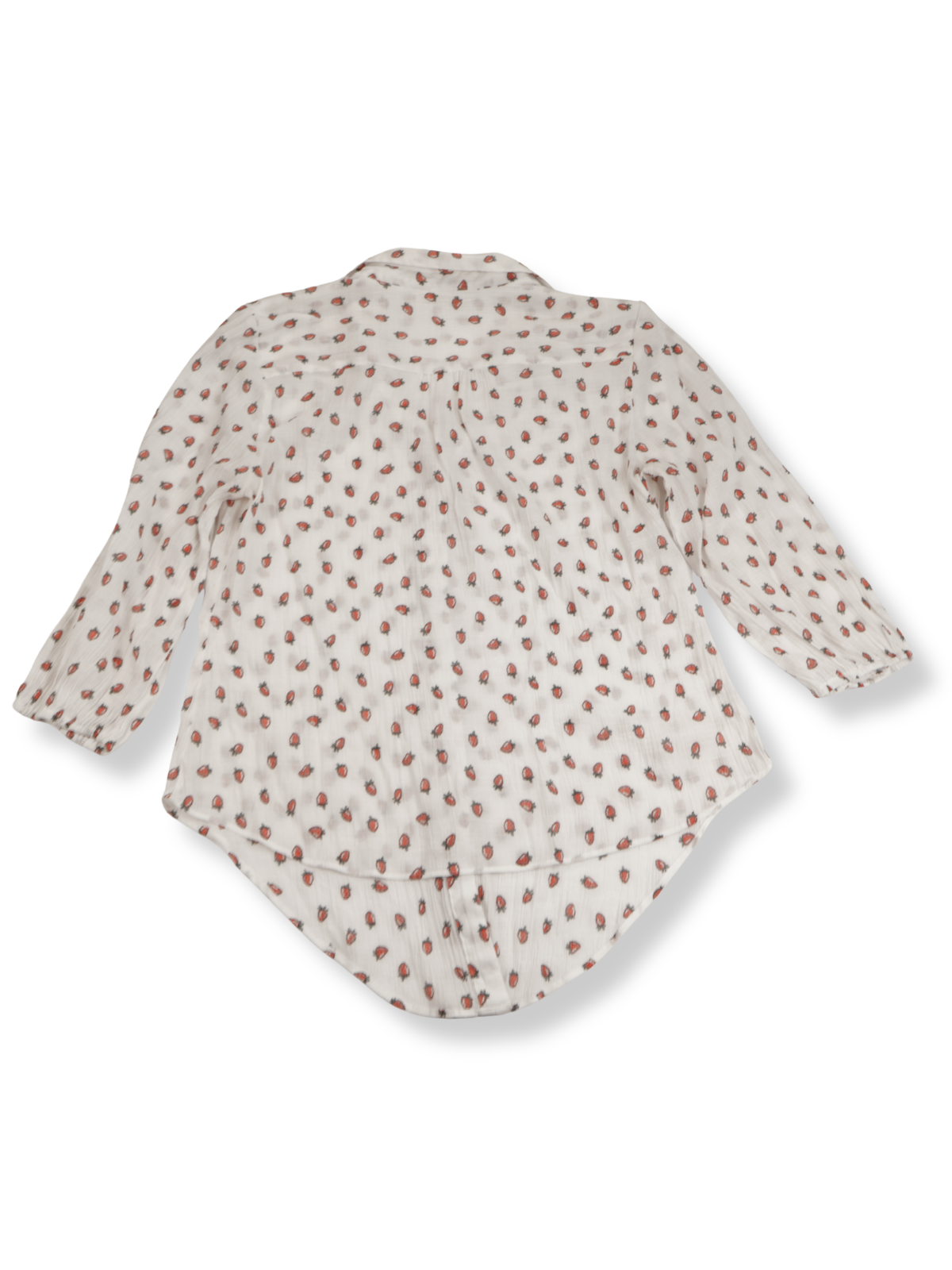 Hope & Harlow Printed Button Front Blouse Size L | Lightweight Everyday Top