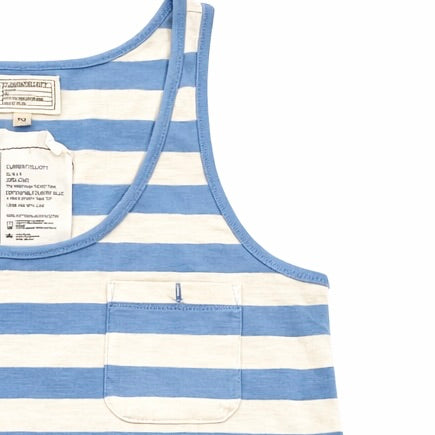 Current/Elliott Blue &amp; White Striped Pocket Tank – Size 2