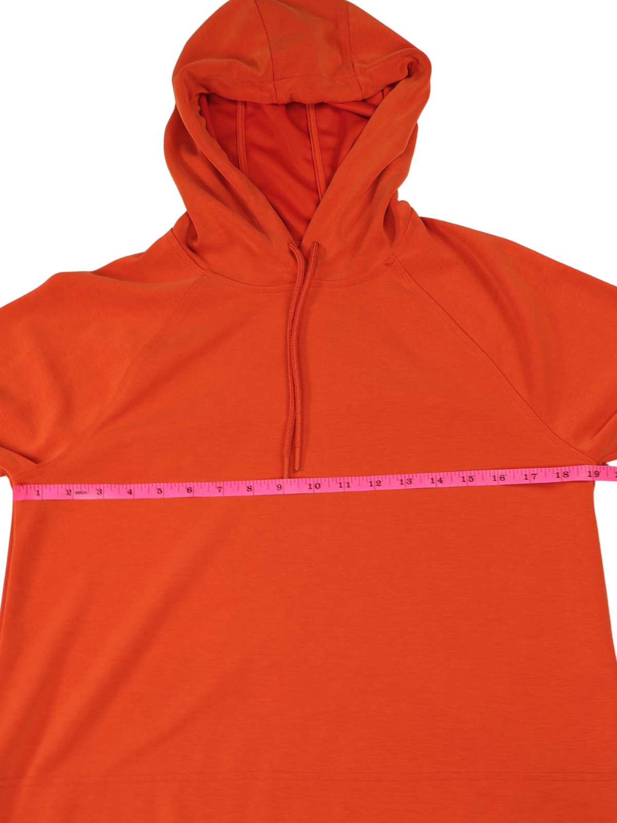 Athleta Super Soft Orange Hoodie Small Modal Blend Athleisure Sweatshirt
