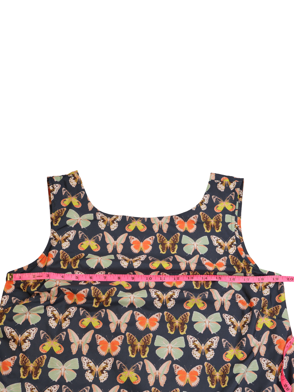 Maeve Anthropologie Butterfly Print Balloon Hem Dress Size 12
