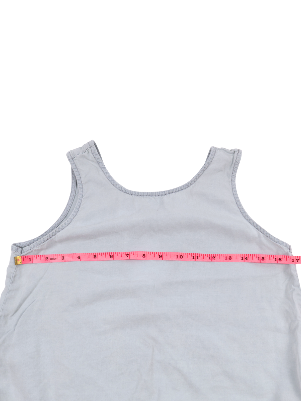 Life in Progress Light Blue Minimal Tank Blouse – Soft Everyday Essential (Size XS)