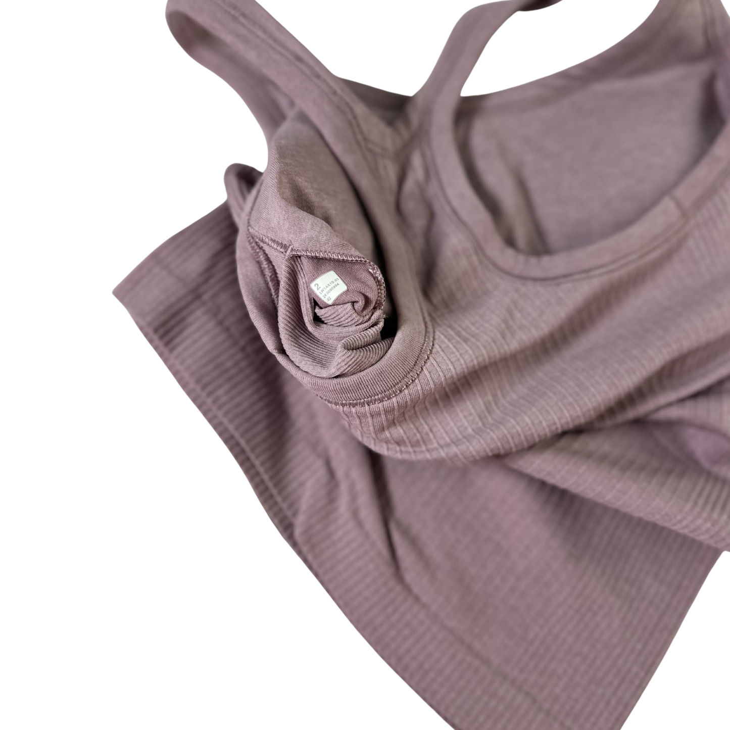 Lululemon Ribbed Racerback Tank Top – Mauve – Size 2