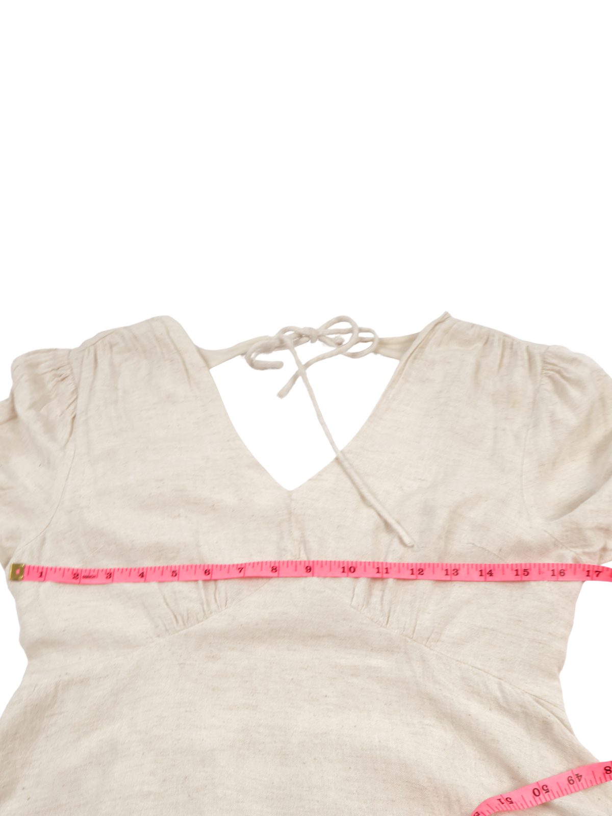 Sincerely Jules Oatmeal Linen Blend Dress – Neutral Boho Long Sleeve Mini (Size L)