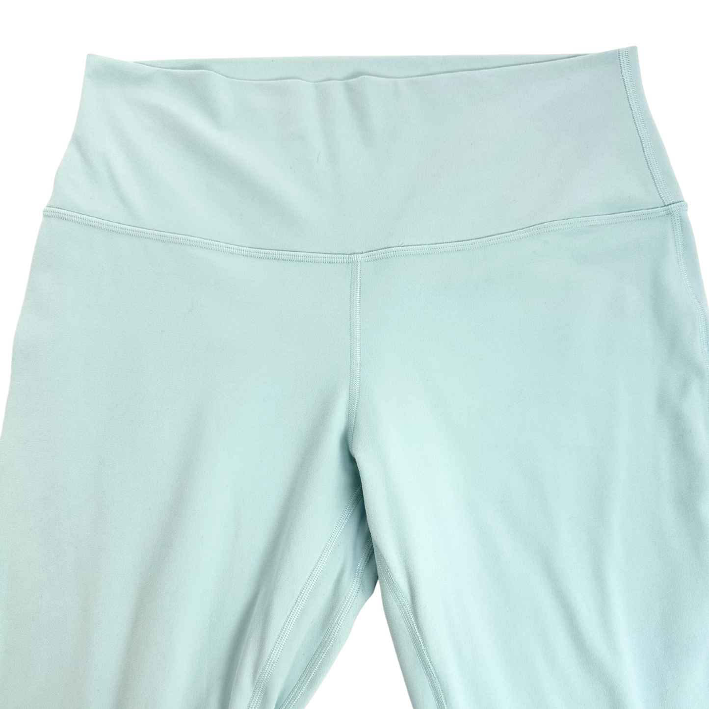 Lululemon Nulu High Rise Leggings Cyan Blue Size 12 Yoga Athletic Pants