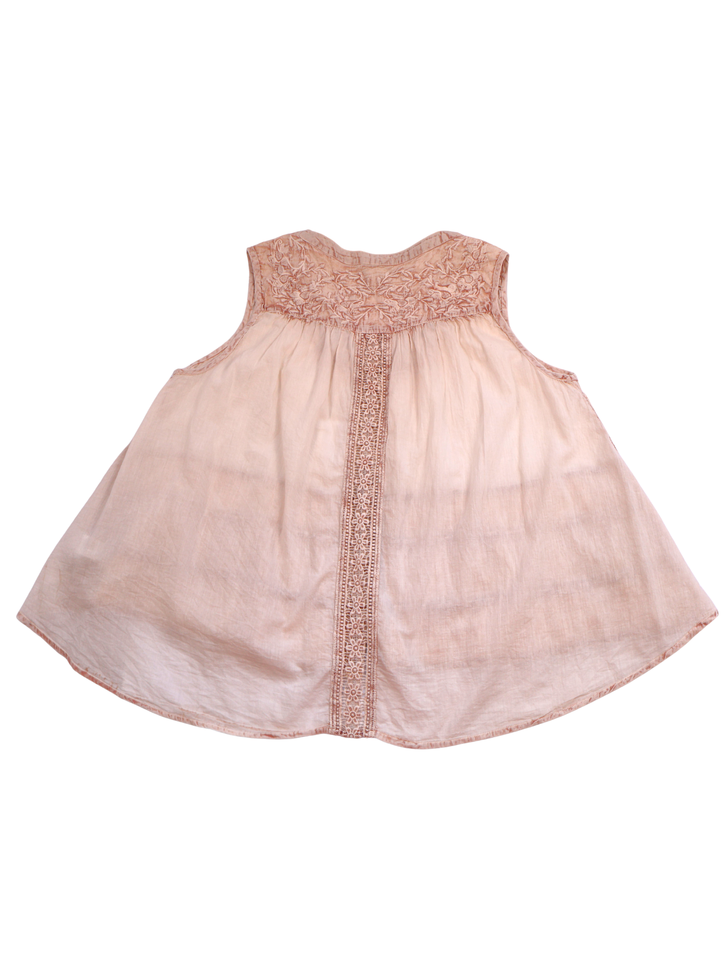 Rachel Zoe Blush Textured High-Low Button Front Top – Soft Luxe Boho Essential | Size Medium