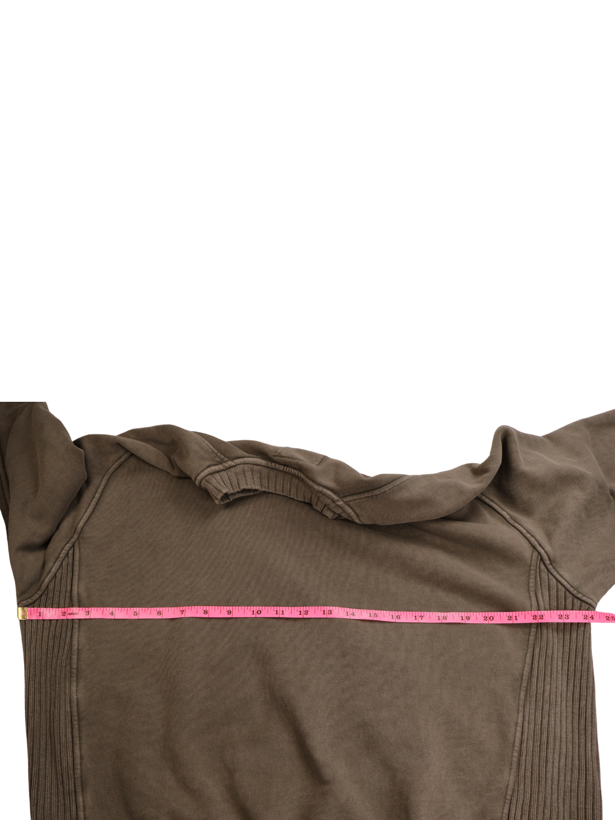 Aerie Washed Olive Oversized Sweatshirt Ribbed Pullover XS