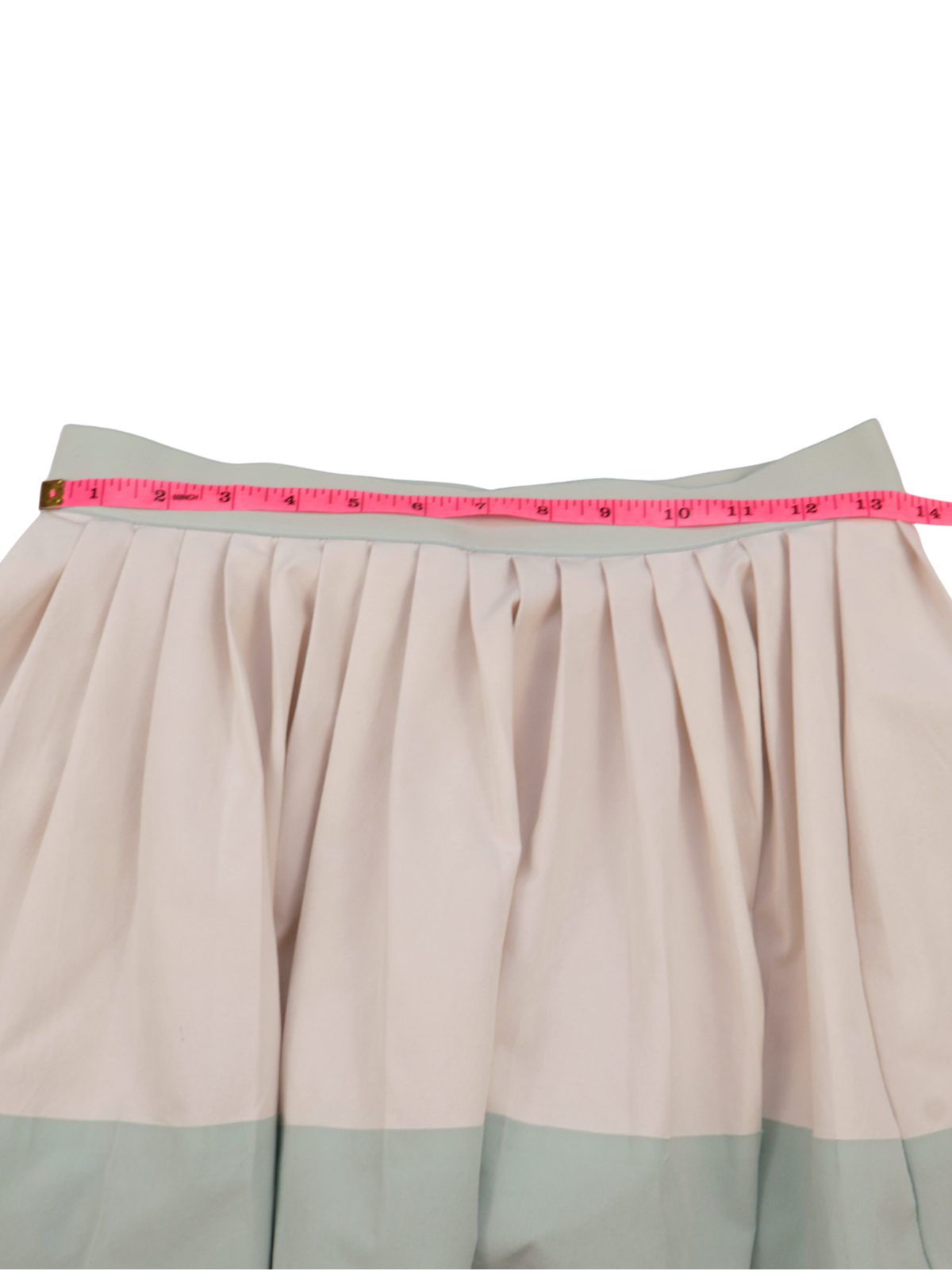 Athleta Girl Pleated Colorblock Skort – White & Aqua Mini Active – XXL/16