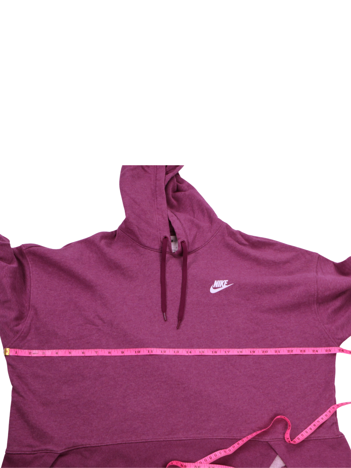 Nike Plum Pullover Hoodie – Oversized Fit Classic Swoosh (Size Large)