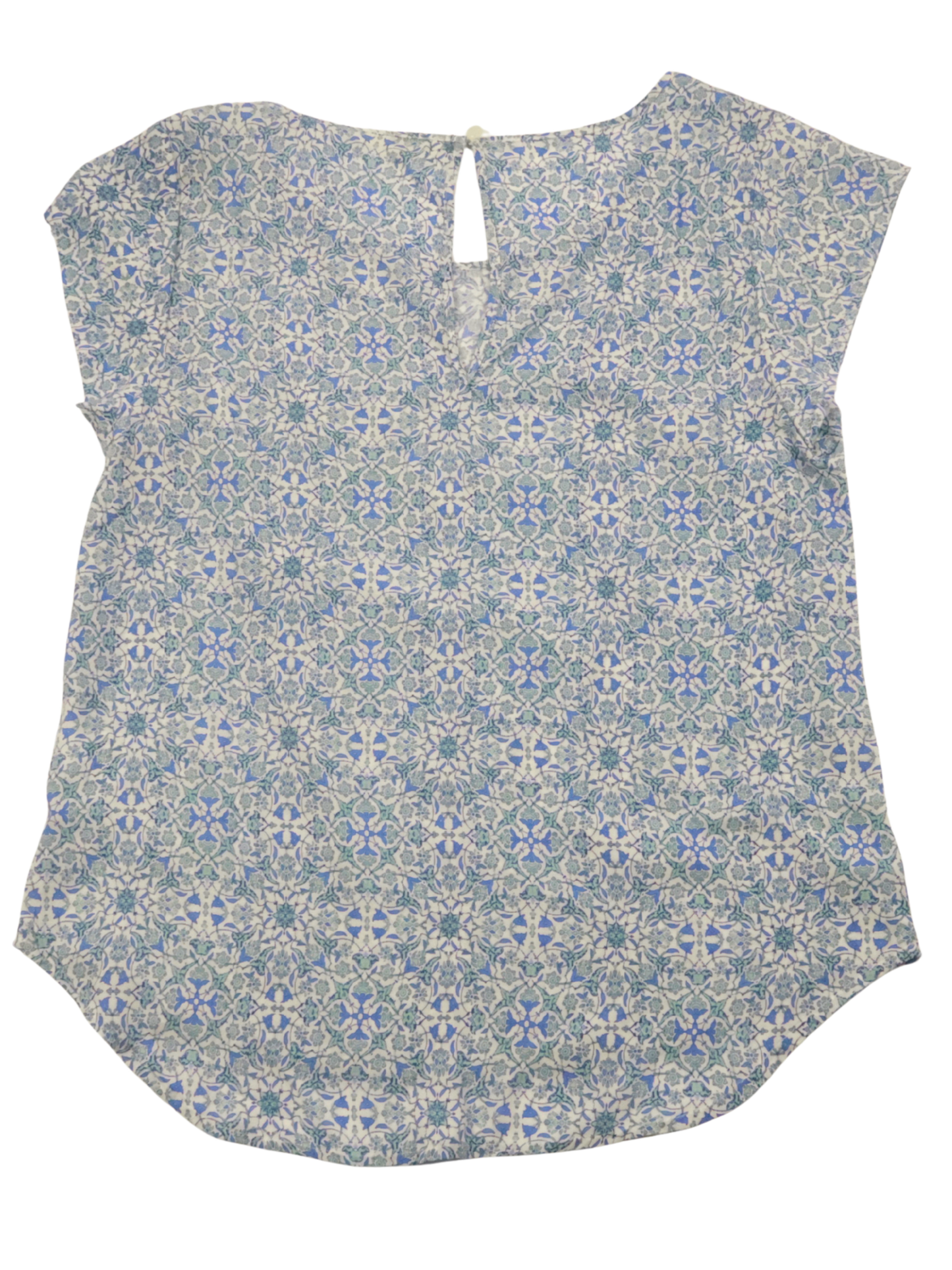 Artisan NY Blue Floral Blouse – Effortless Everyday Essential | Size Medium