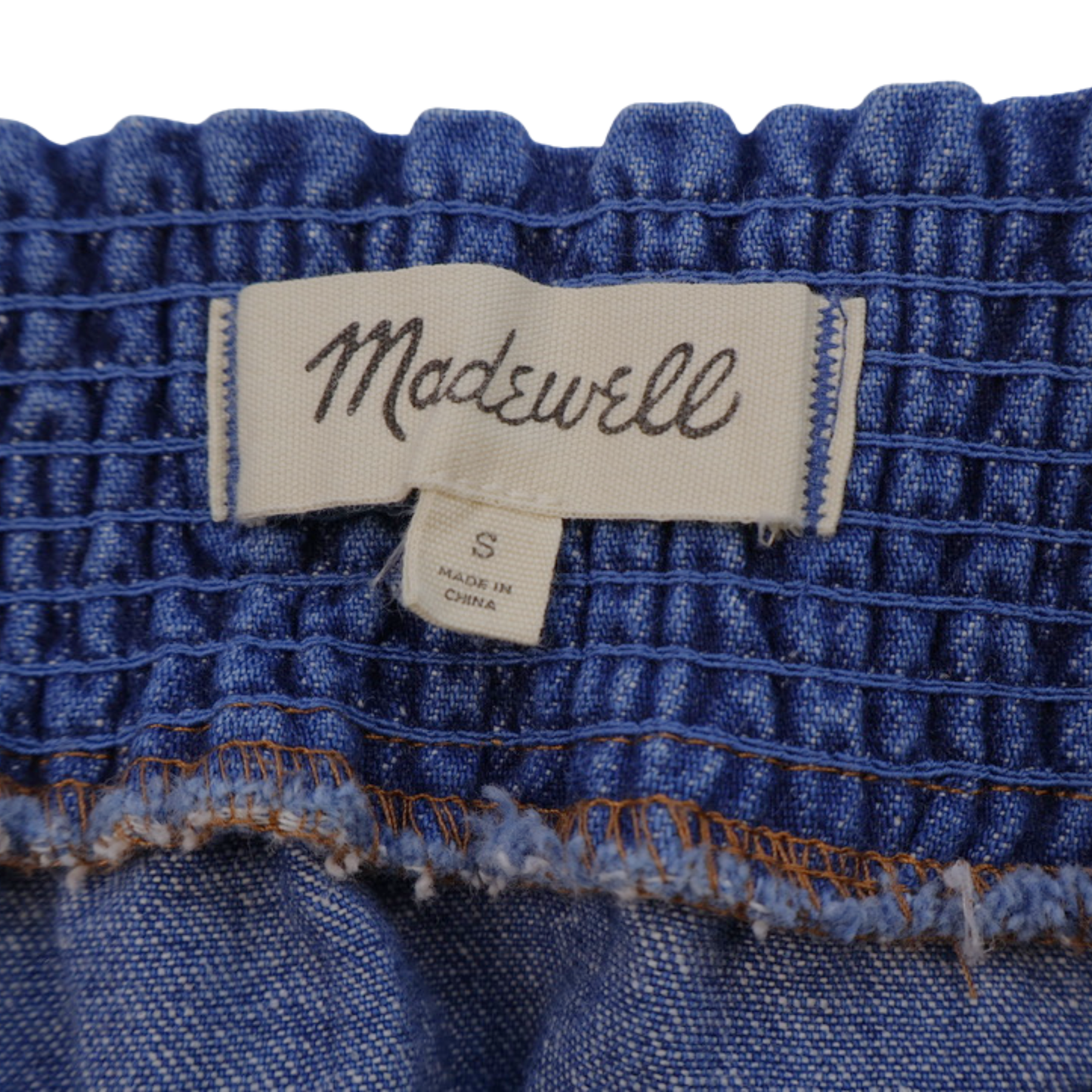 Madewell Denim Halter Top – Adjustable Strap Tank | Size S