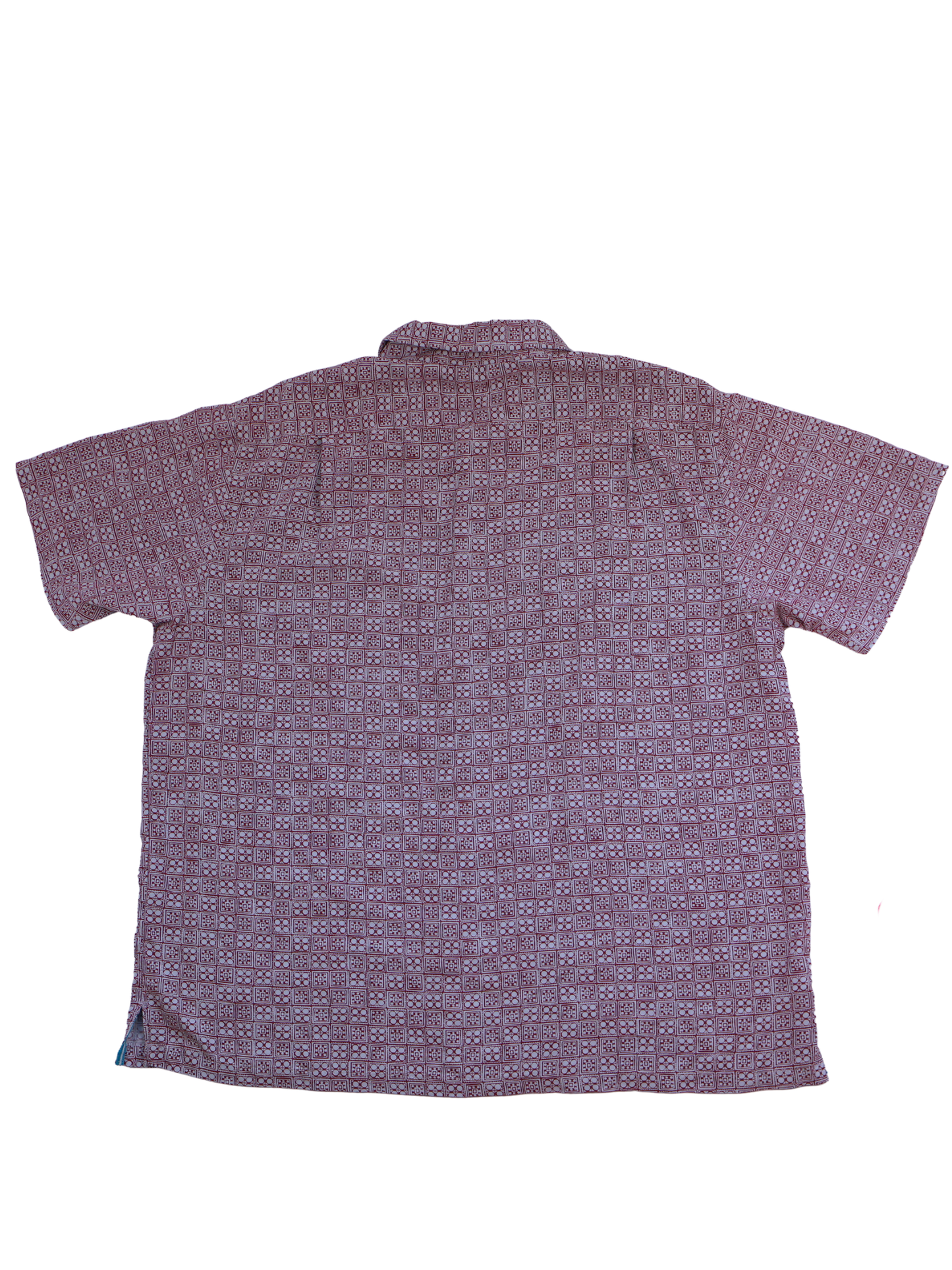 TORI RICHARD 2XL Geometric Button-Up Shirt – Elevated Casual, Statement Print