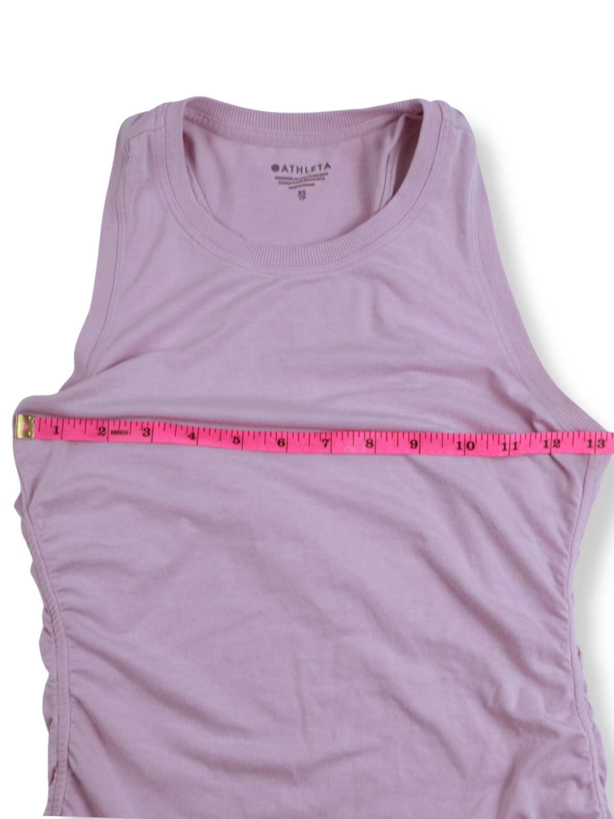 Athleta Tank Top Size XS | Soft Pink Athletic Sleeveless Workout Top