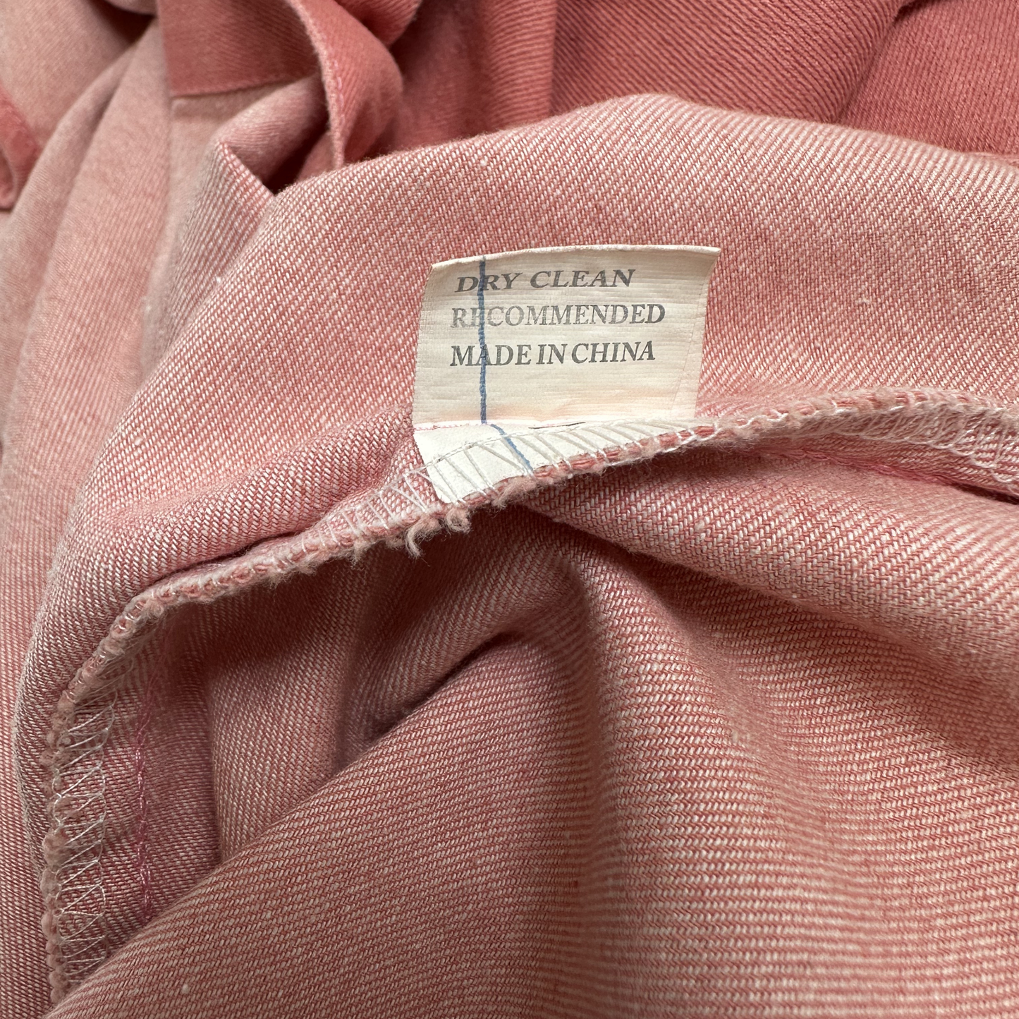 Zilcremo Button Front Shirt Dress – Salmon Pink – Size Large