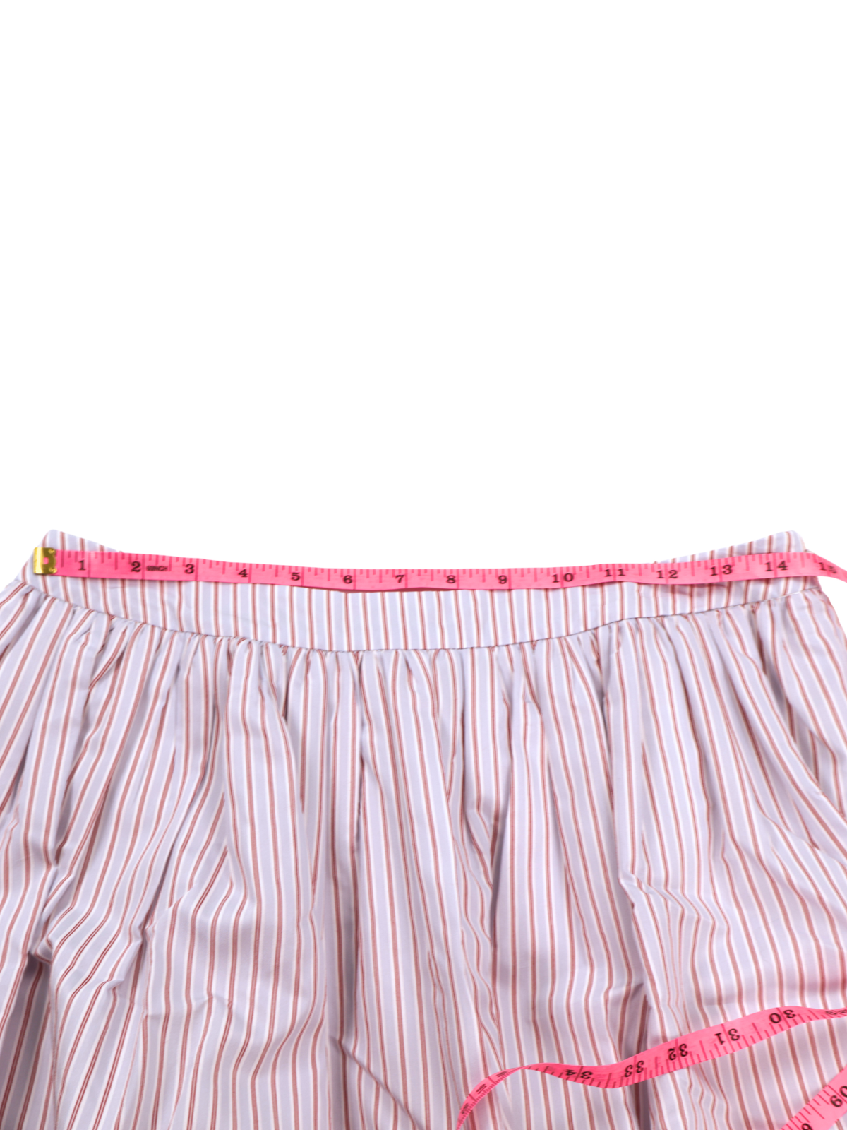 WAYF Striped Bubble Hem Mini Skirt – NWT Summer Statement Piece (Size Medium)
