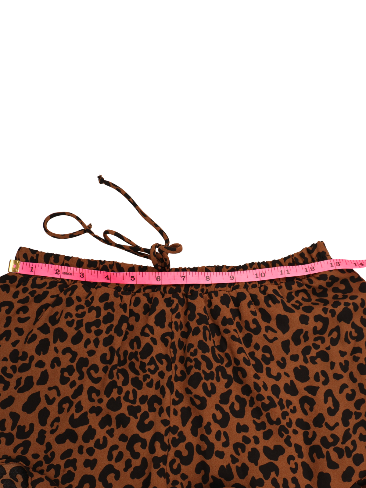 Sienna Sky Leopard Print Ruffle Shorts – Flowy High Rise Size Small