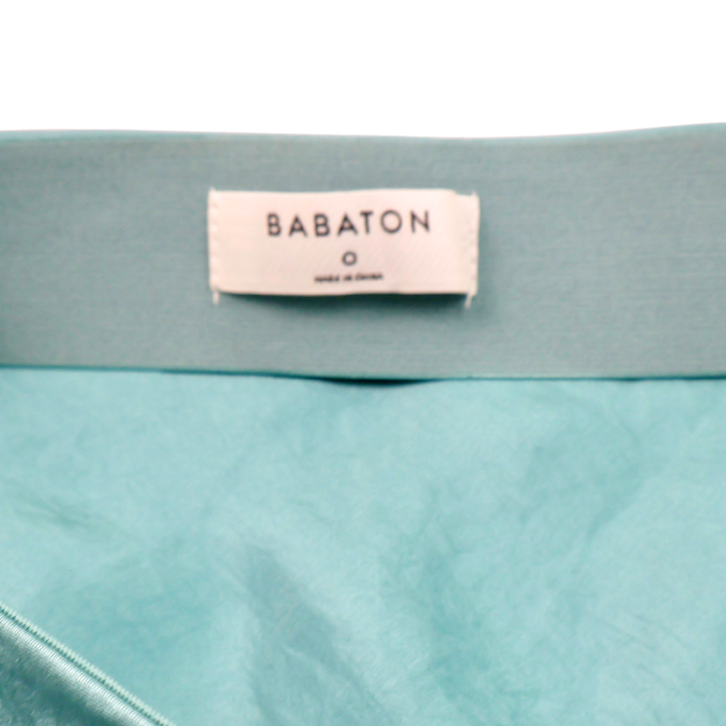Babaton Satin Slip Skirt – Sage Green Minimalist Mini | Size 0