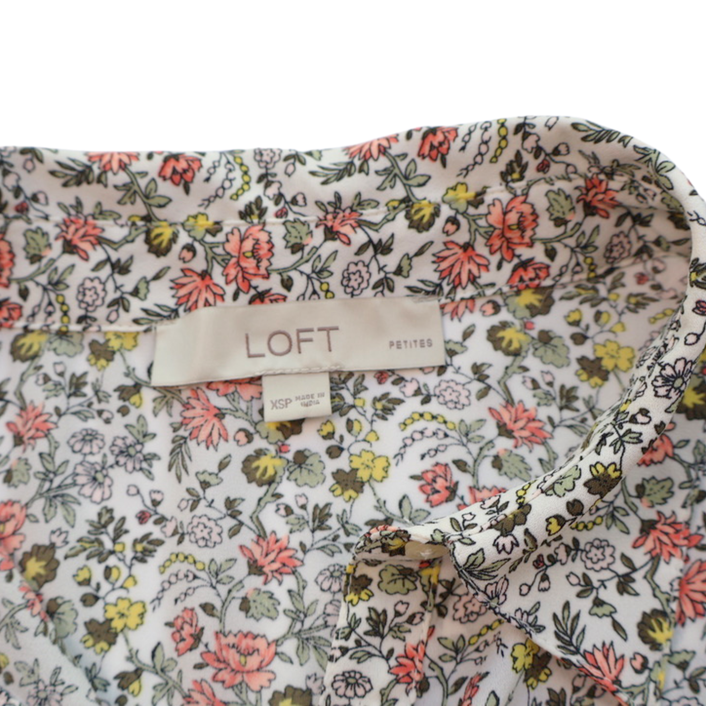 LOFT Floral Sleeveless Blouse – Effortless Spring Staple (XSP)