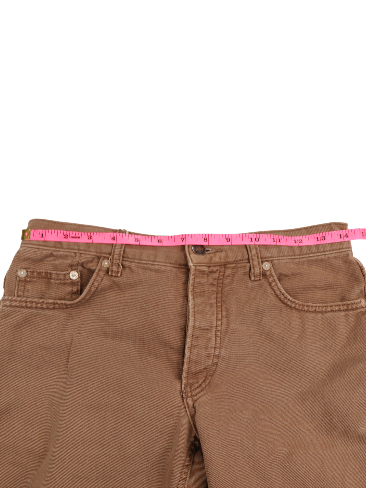 Free People We The Free Maggie Straight Leg Jeans – Brown Frayed Hem | Size 25