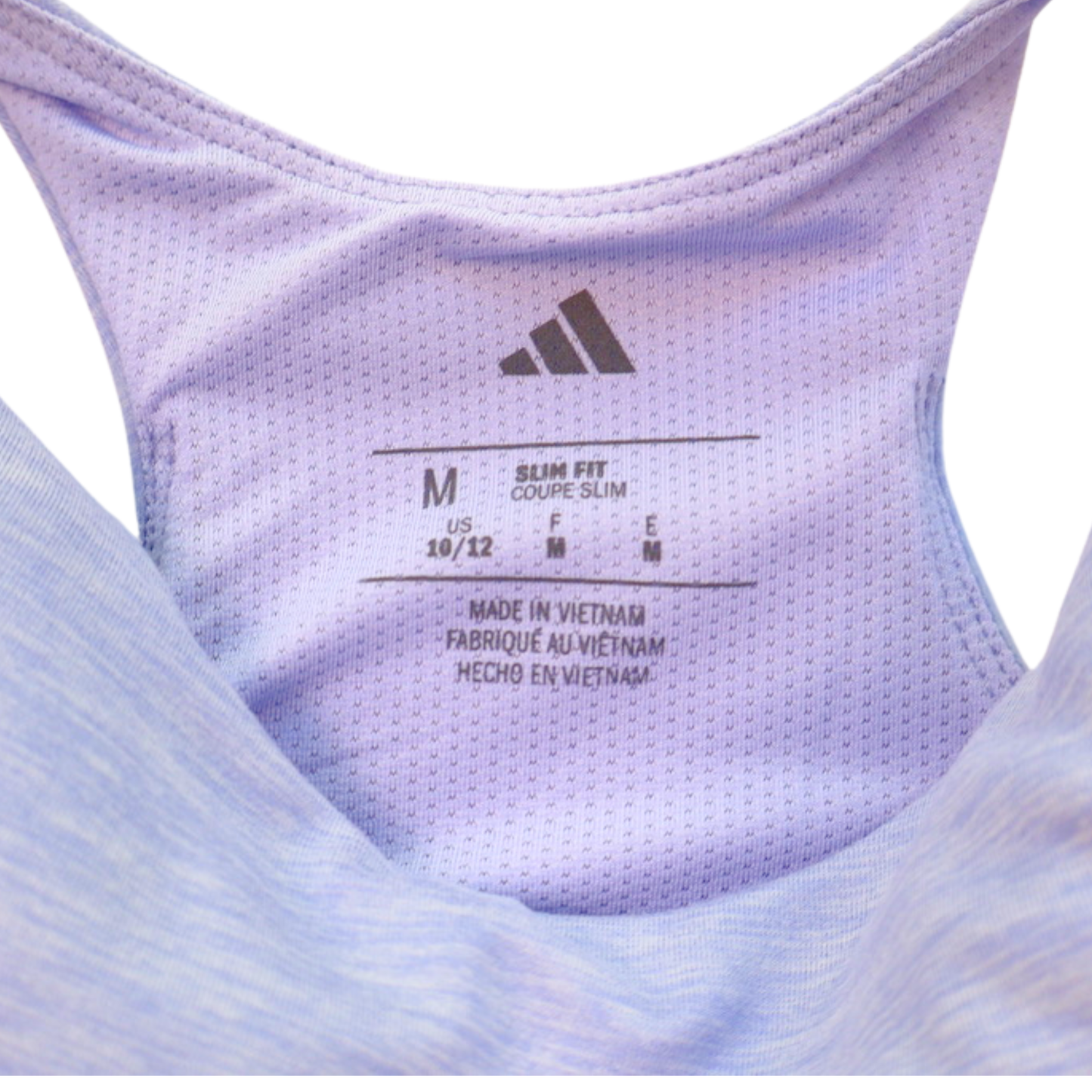 Adidas Slim Fit Tennis Dress | Blue Active Dress | Built-In Bra | Size M (10/12 Youth Fit)