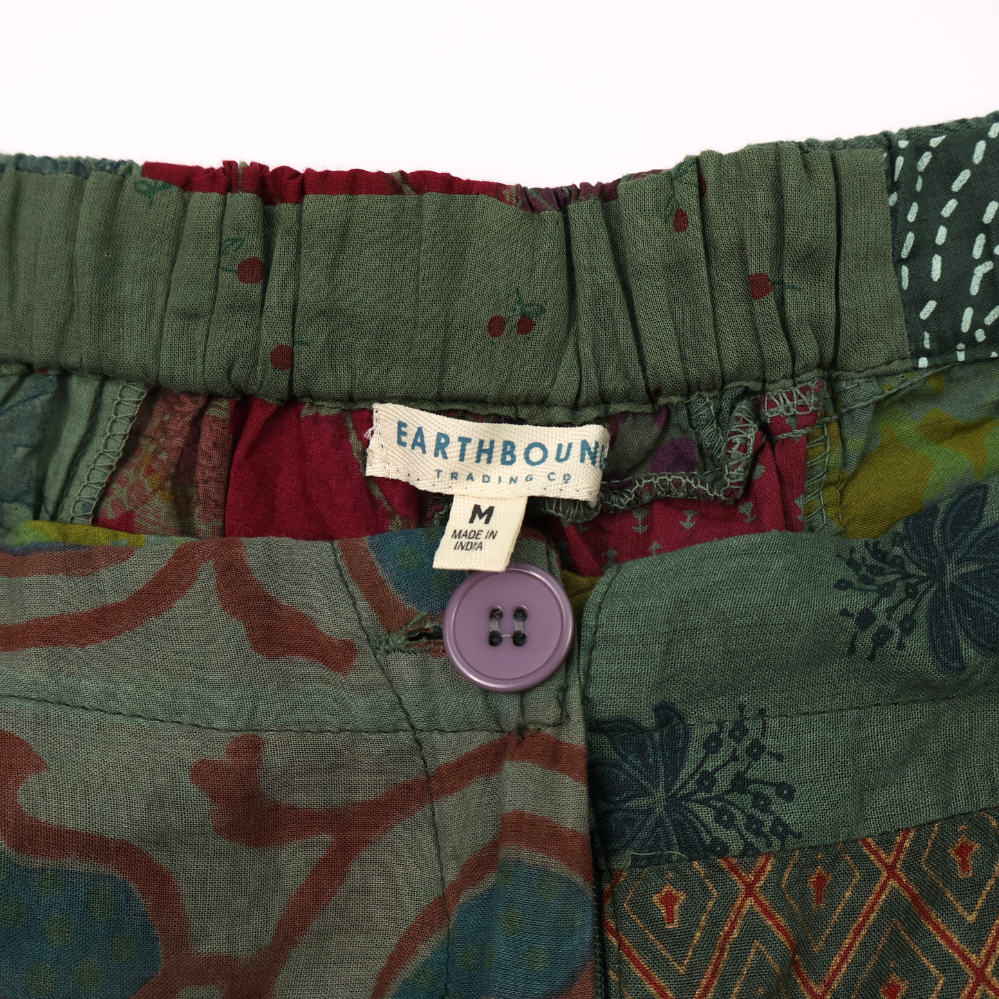 Earthbound Patchwork Balloon Pants – Size Medium