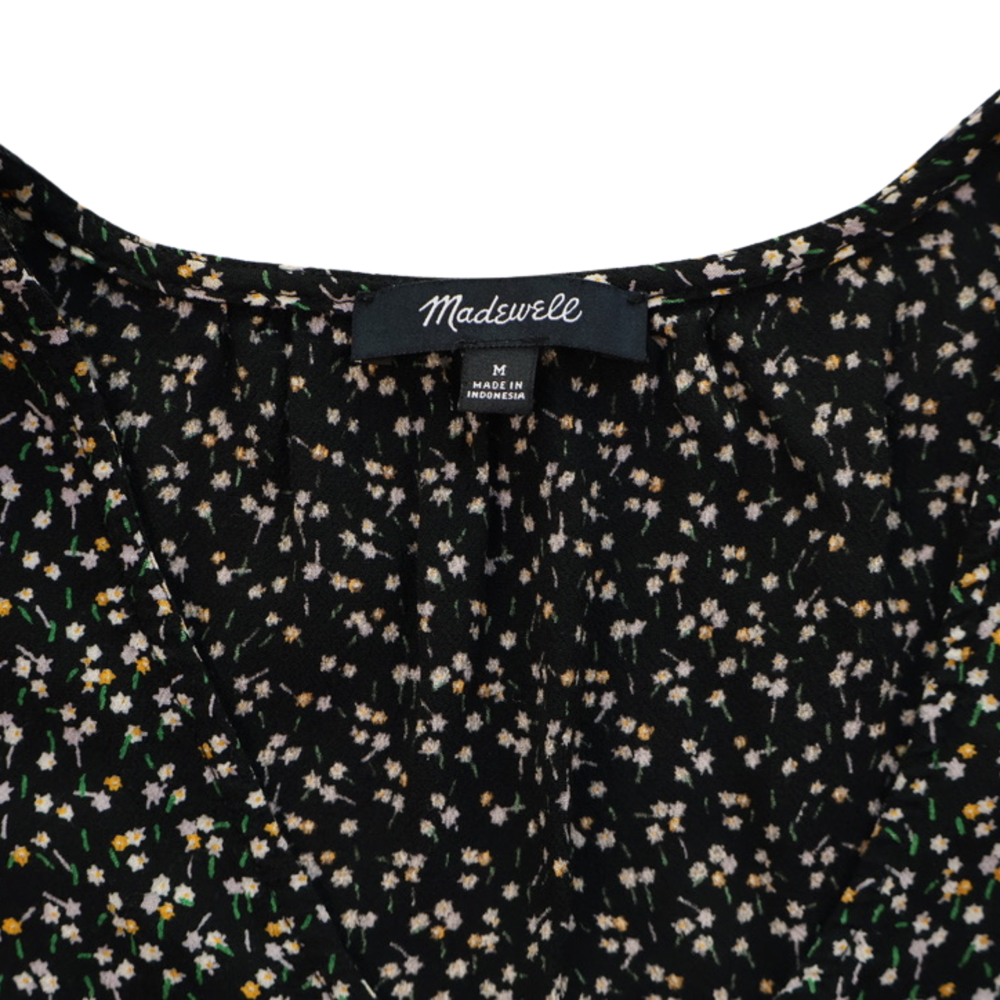 Madewell Floral Ruffle Hem Blouse – Effortless Feminine Staple (Size M)