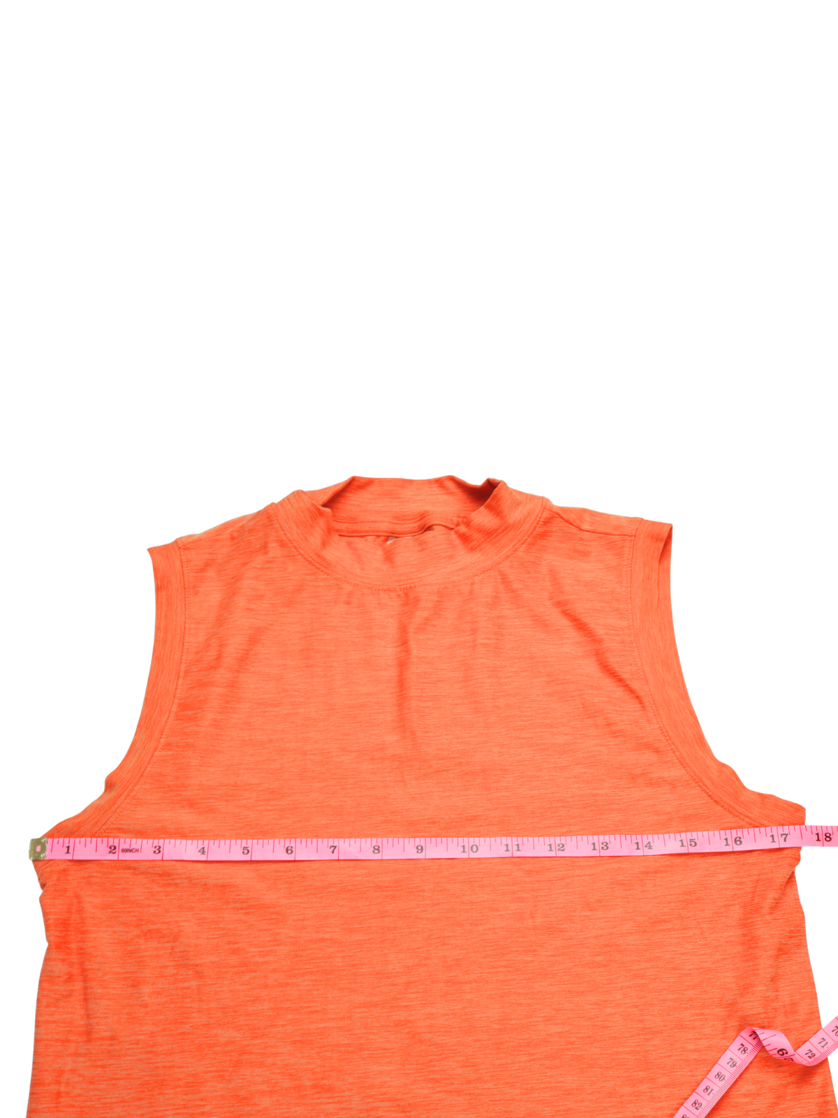 Calia Bright Orange Cropped Tank – Lightweight Activewear Essential (Size Small)