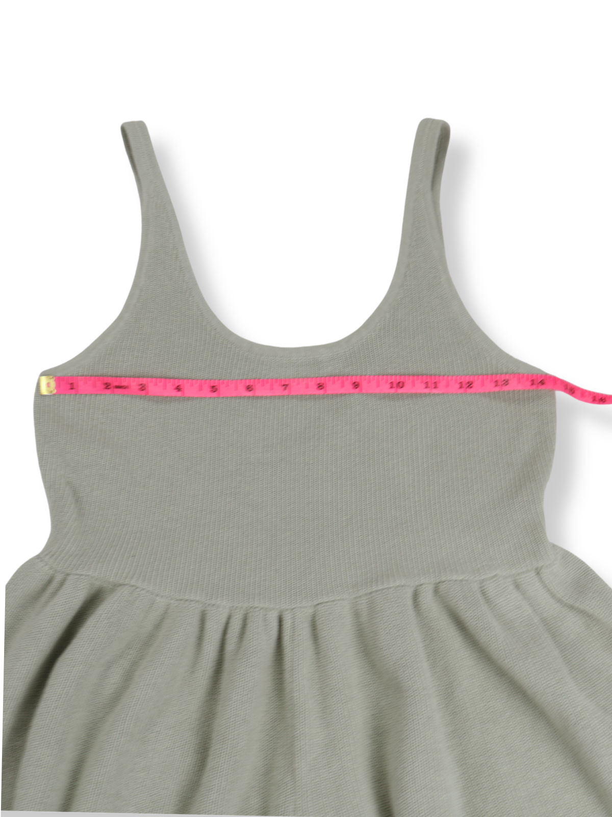 Mable Sage Green Knit Romper Size M | Sleeveless Flowy Skort Style Boutique Piece