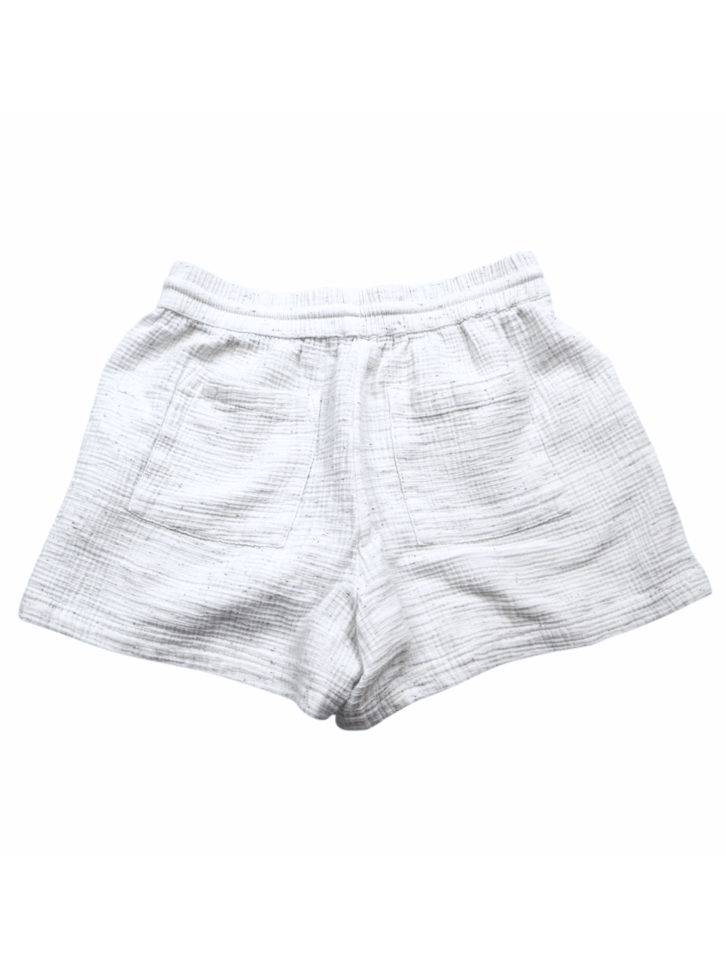 Lou & Grey Textured Lounge Shorts – Effortless Everyday Luxury | Size Small
